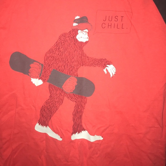 GapKids long sleeve “just chill” Size 14-16 - Picture 2 of 5